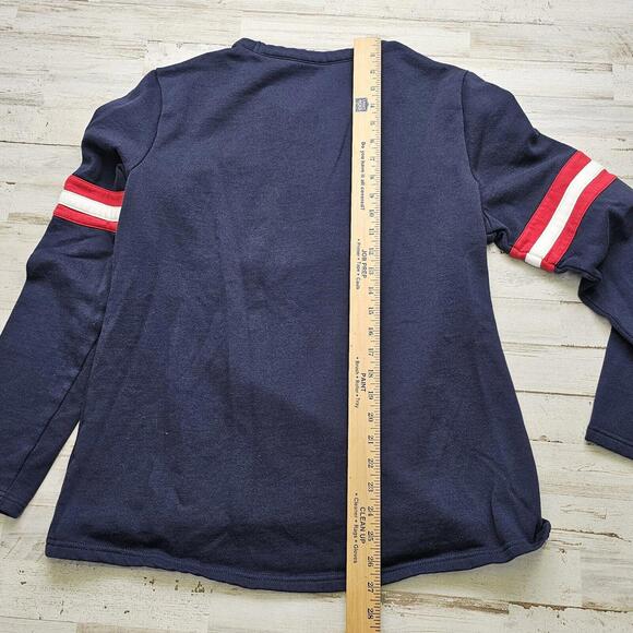 Houston Texans Woman’s Crewneck Lightweight Sweatshirt- Size LG Laced - Picture 4 of 5